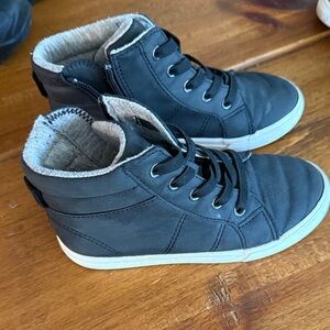 Cat & Jack Black High-Top Kids Sneakers